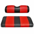 thumbnail image 1 of Universal Golf Cart Rear Replacement Seat Cover Set (Black & Red), 1 of 1
