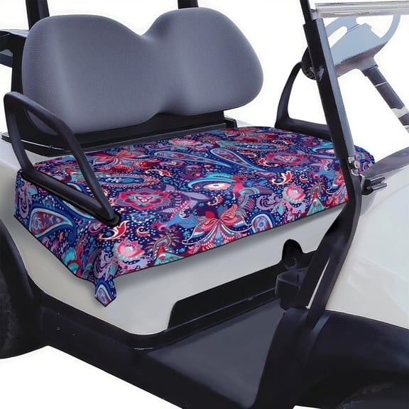 Universal Golf Cart Seat Cover 51" x 31", Fits EZGO TXT & RXV, Club Car Precedent & DS, Yamaha Drive, Soft Microfiber Towel Blanket Style