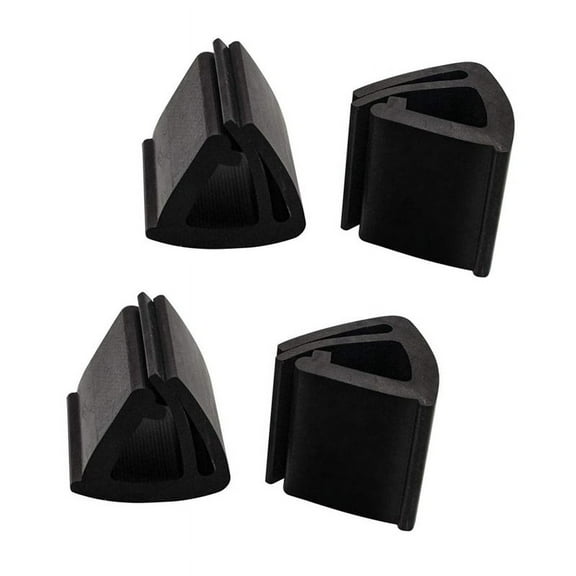 Universal Golf Cart Windshield Retaining Clips for Club CAR ,Set of 4,102005801,1020058-01,4 x windshield clips,Black