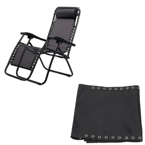 Universal Gravity Chair Folding Recliner Replacement Cloth Breathable Durable Mesh Outdoor Patio Lounger Cover Pad
