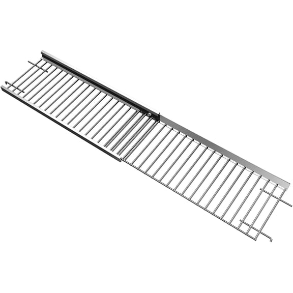 Universal Grill Warming Rack 20.6''- 31.1'', Adjustable Warming Rack for Nexgrill, Dynaglo, Cuisinart, Monument 4/5 Burner Grills, Stainless Steel Warming Rack Replacement for Nexgrill