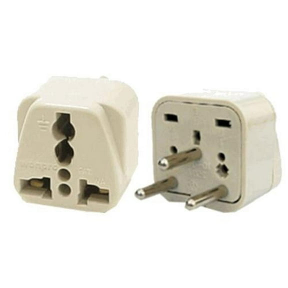 Universal Grounded Travel Plug Adapter For Israel, Palestine (Type H)