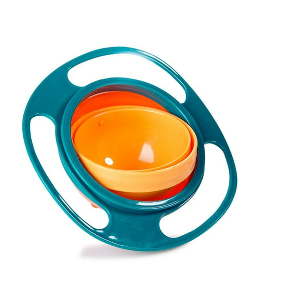 Universal Gyro Bowl Anti Spill Bowl Smooth 360 Degrees Rotation Gyroscopic Bowl For Baby Kids