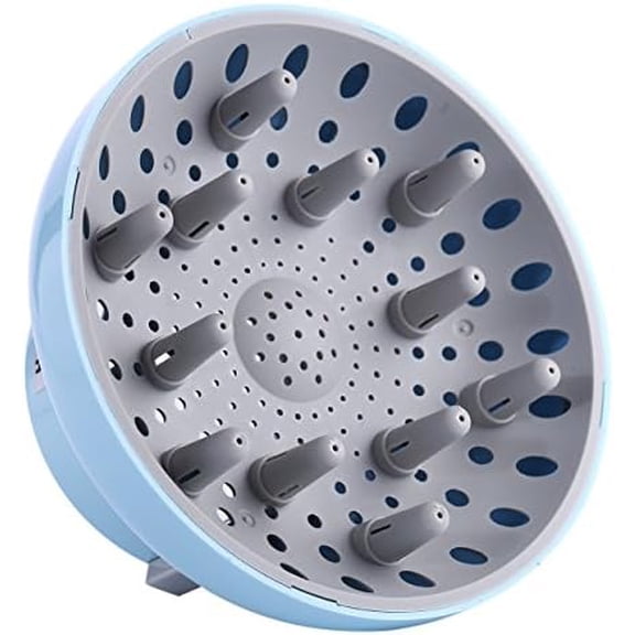 Universal Hair Diffuser Adaptable for Blow Dryers with D-1.7-Inch to 2.6-Inch for  Curly or Wavy Hair, Blue