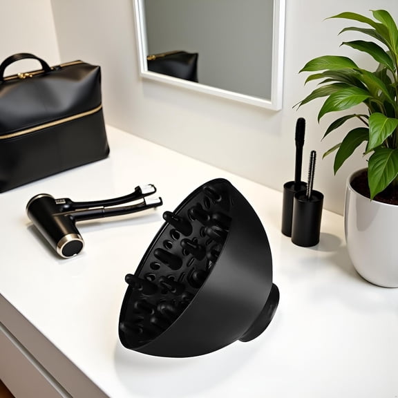 Universal Hair Dryer Diffuser Attachment for Curly Hair,Black Adaptable for Blow Dryers Diffuser Hair Universal for Curly Hair Care Dryer Diffusers Dryers and Styling Tools and Appliances Accessories