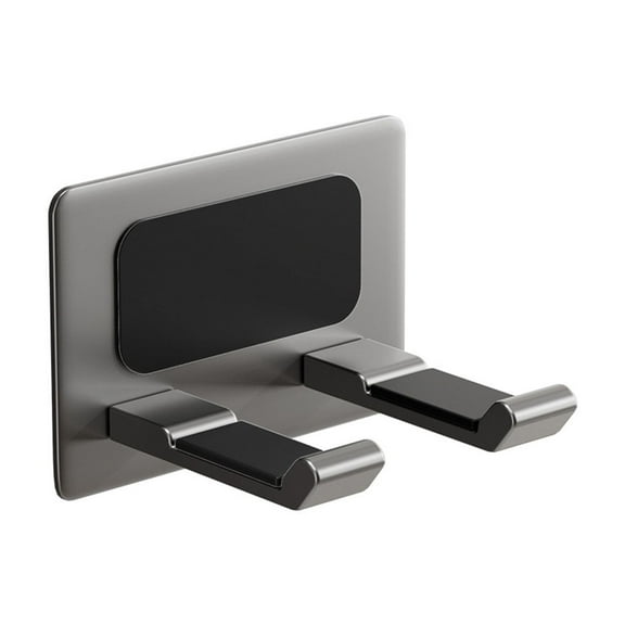 Universal Hair Dryer Holder, Blow Dryer Hanger Wall Mount for Hair Dryer Hook with Plug&Cord Organizer Self Adhesive for Cabinet Bathroom, Hair Dryer Holder Wall Mounted