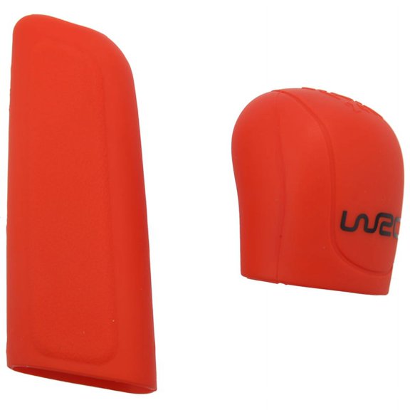 Universal Handbrake Grips Car Interior Decoration Gear Shift Collars Silicone Gear Shift Knob Cover Red