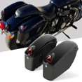 Universal Hard Saddle Bags Compatible with Yamaha Honda Cruiser Trunk