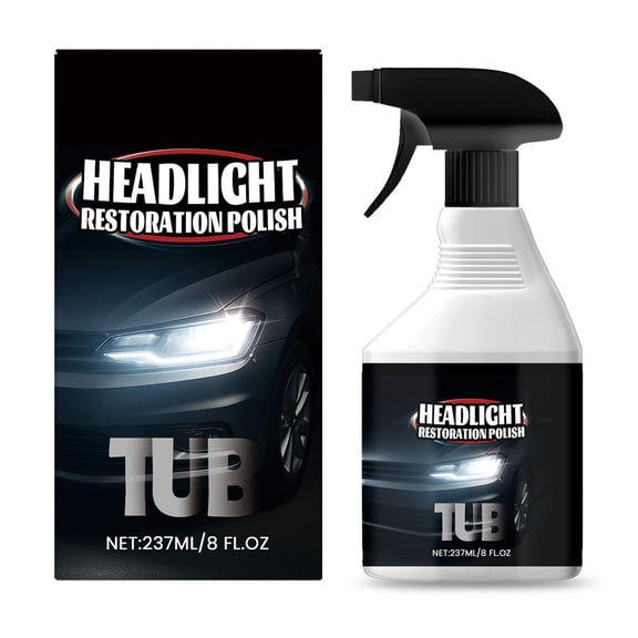 Universal Headlight Lamp Oxidation Cleaning Care 237ml - Enhance and for All Vehicle Models