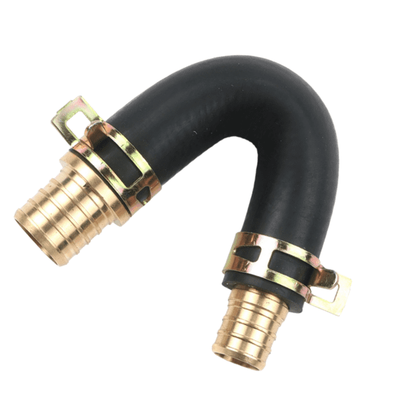 Universal Heater Core Bypass Kit with Brass Fittings - 5/8" and 3/4" Combination Hose Connector for Quick Temporary Cooling System Repair