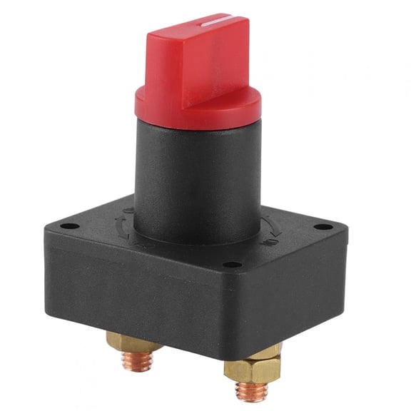 Universal Heavy Duty 300A 6mm 0.2 inches Car Battery Isolator Switch Battery Selector Master Disconnect Power Switch for Automotive Marine Boat RV Truck ATV UTV 12V 24V