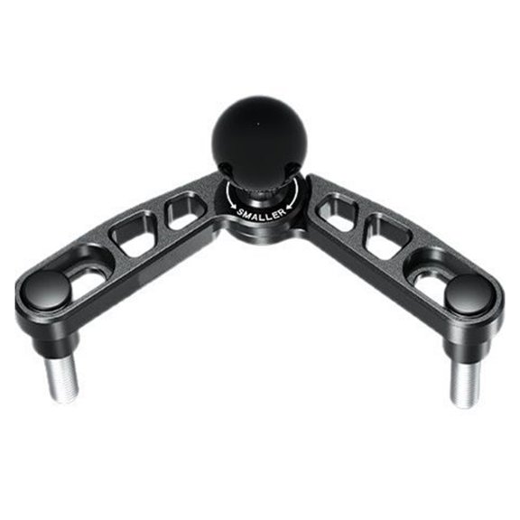 Universal Heavy Duty Aluminum Adjustable 25mm Ball Base Mount Suitable For Motorcycle Fork Stem Device Holder Accessory