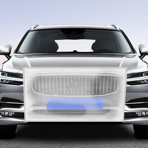 Universal Heavy-Duty Car Grill Mesh Guard - Durable Radiator & Engine Protector for Trucks SUVs, Easy Install Debris Insect Barrier, Automotive Front Grille Cover