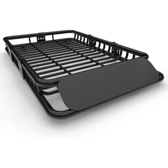 Universal Heavy Duty Roof Rack 200lb Capacity Rack Rooftop Cargo Carrier Basket with Rack Extension for SUVs,Trucks,Vehicles