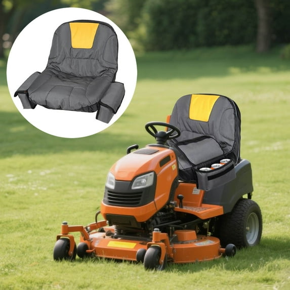 Protective Cover for | Universal Mower Seat Cover Heavy Duty for Riding Mowers and Tractors Seats with Armrests