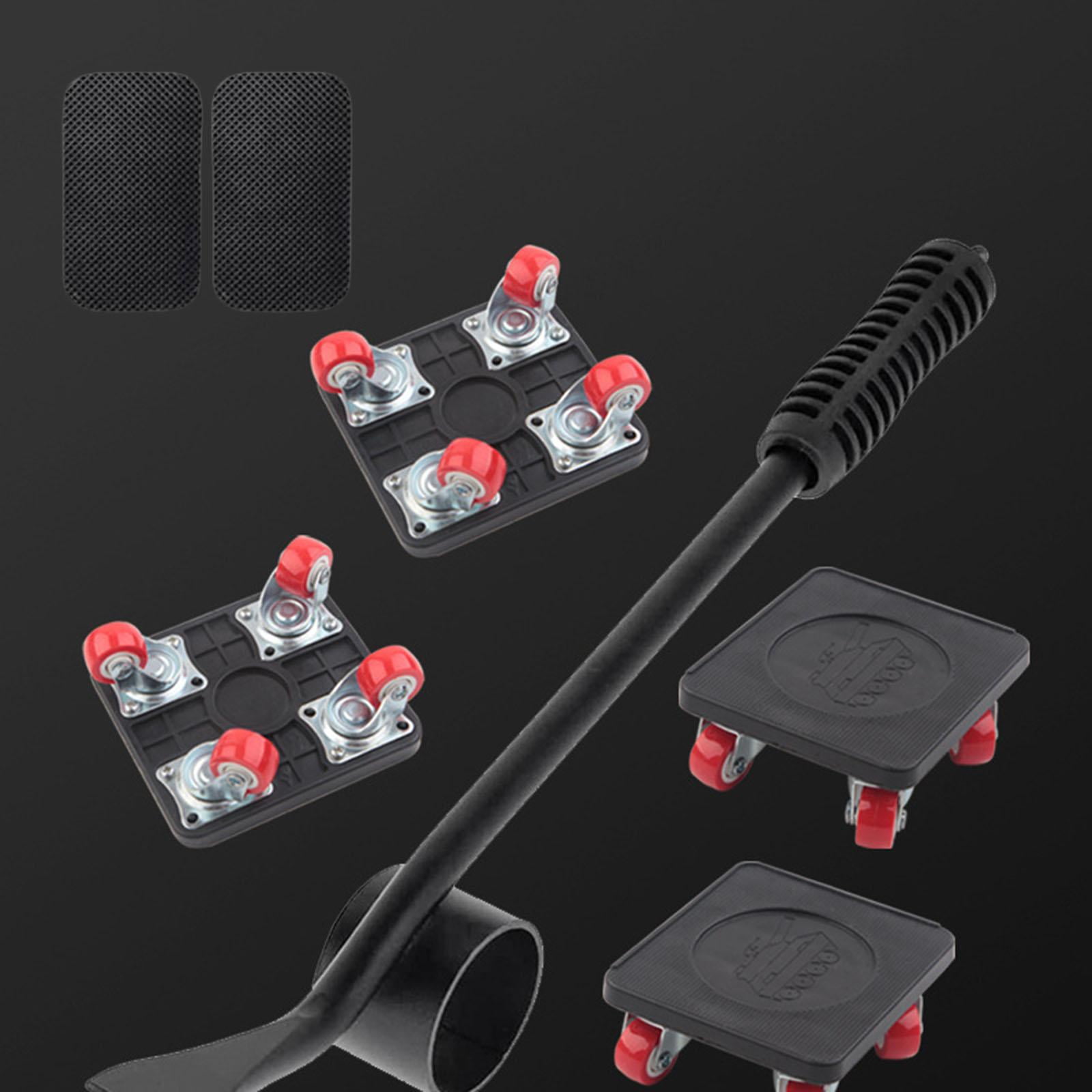 Universal Heavy Furniture Lifter Adjustable Casters Lifter Moves Wheels Heavy Furniture Mover for Furniture Refrigerator Renovation