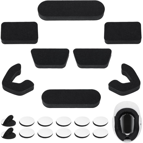 Universal Helmet Padding Fit Kit Compatible with Batting and Catchers Helmets, 0.79 inch Thickened Replacement Pads for Baseball/Softball Players, Youth Soft Foam Padding