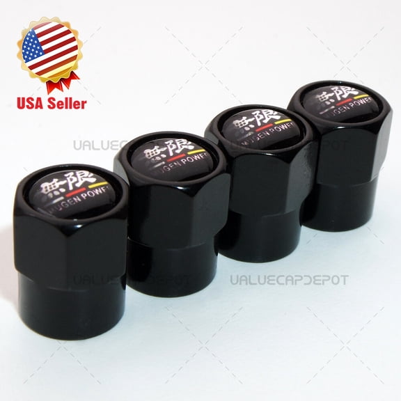 Universal Hex With Mugen Power Logo Car Wheel Tire Air Valve Cap Stem Dust Cover