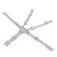 thumbnail image 1 of Universal High Chair Straps, Easy To Use 5 Point Strap Belt And Comfort Material For For Pushchair Gray, 1 of 8