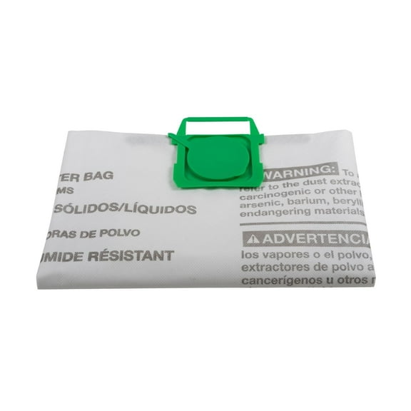 Universal High-Efficiency Disposable Dust Bag 2-Pack for 5-10 Gallon Wet/Dry Vacuum
