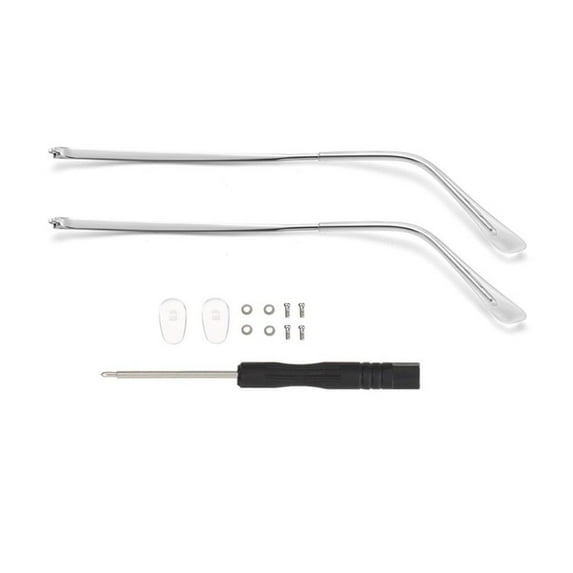 Universal High Quality Metal Repair Tool Transparent Foot Cover Eyewear Accessories Replacement Leg Glasses Arm Spectacle Frame SILVER
