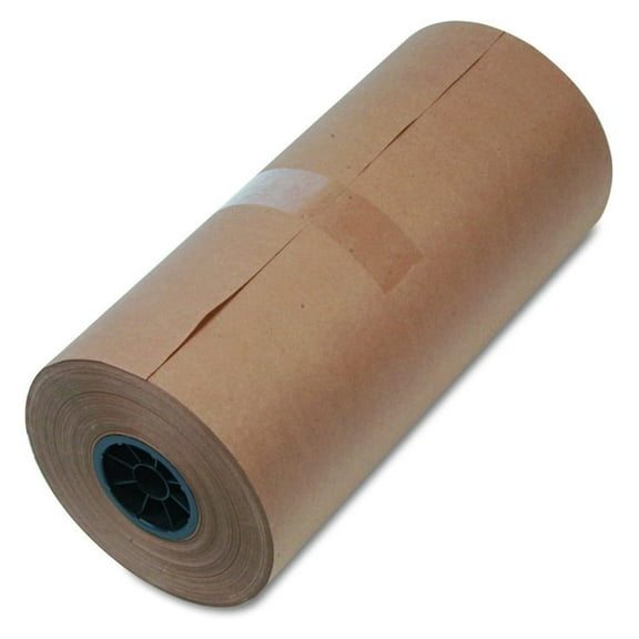 Universal High-Volume Mediumweight Wrapping Paper Roll, 40 lb Wrapping Weight Stock, 18" x 900 ft, Brown