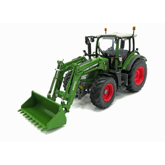 Universal Hobbies Fendt 516 Vario with 4X80 CargoProfi Frontloader Tractor 1:32 Scale Model, UH4981