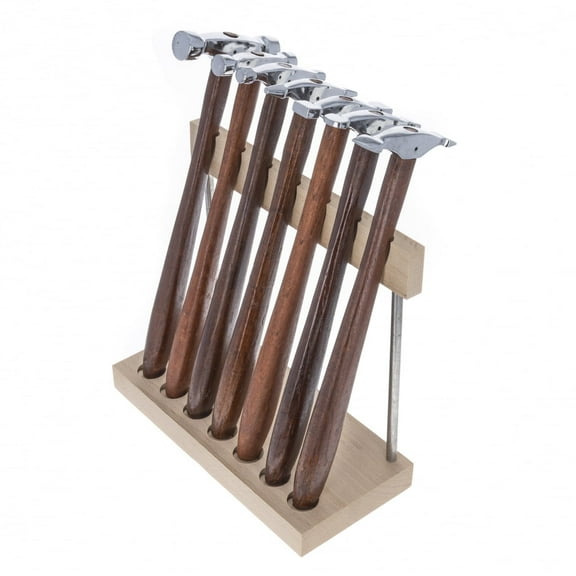 Universal Hobby 7pc Professional Texturing Hammers Set for Jewelry Making, 9"