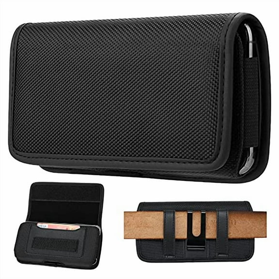 Universal Horizontal Cell Phone Holster Case with Belt Clip for Mobile Phone - XXL