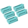 thumbnail image 1 of Universal IC Test ZIF Socket 24 Pin 3.0mm Pitch Microcontroller, Chip, Breadboard, Program IC's, 5 Pack, 1 of 6
