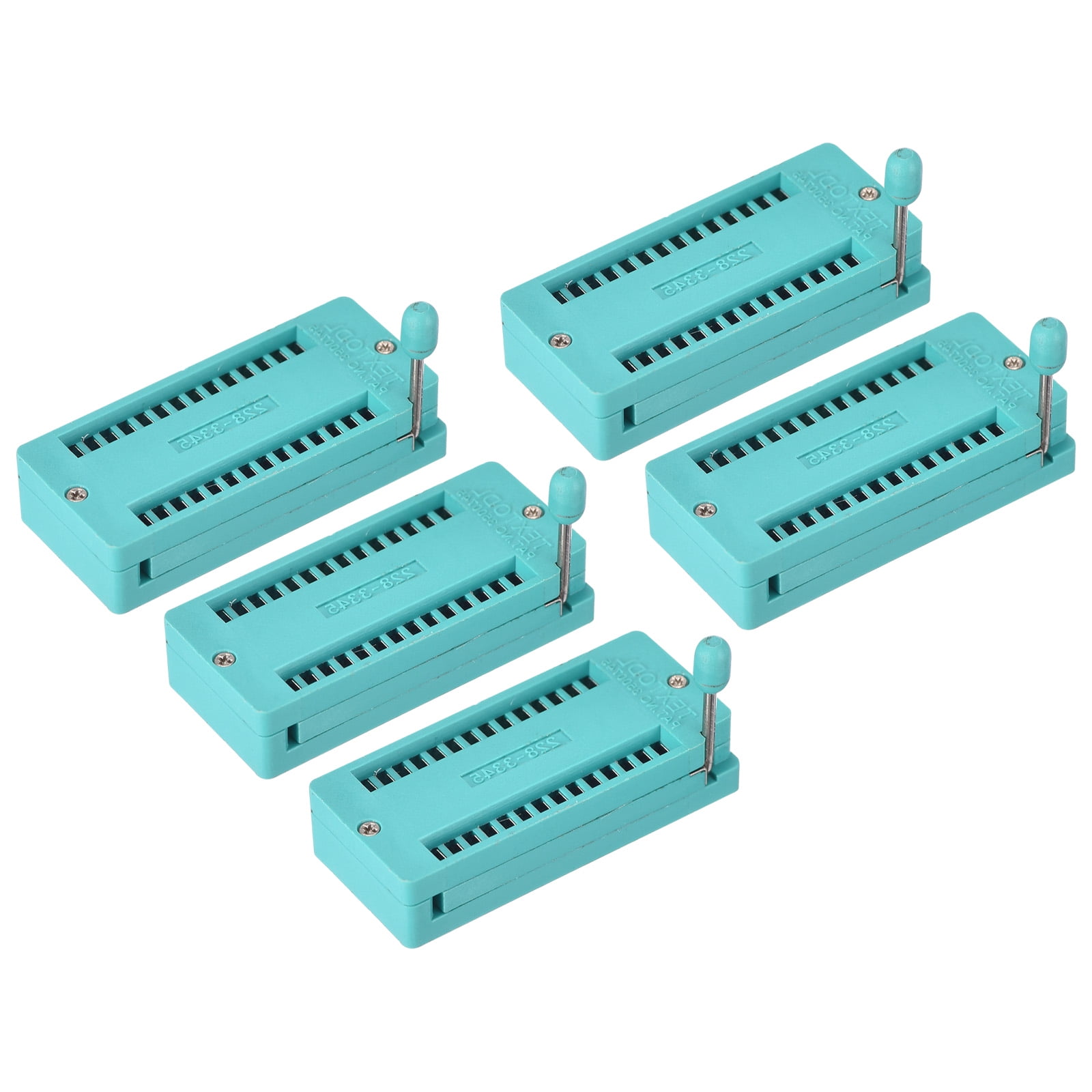 Universal IC Test ZIF Socket 28 Pin 3.0mm Pitch Microcontroller, Chip