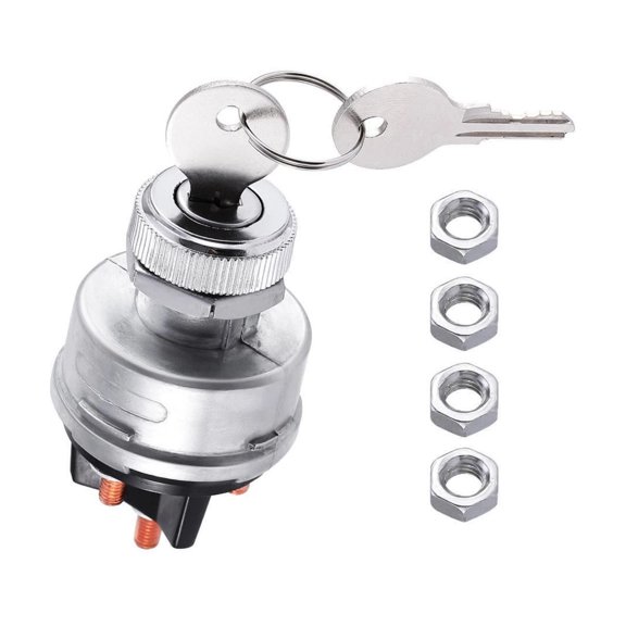 Universal Ignition Switch With Key 4 Position 12V/24V For Car Truck Tractor TAPDRA Accessory Part