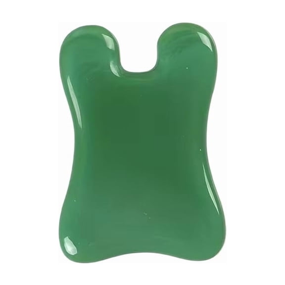 Universal Imitation Jade Gua Sha Scraping Board for Body, Face, and Eye Massage - Luxurious Skincare Tool