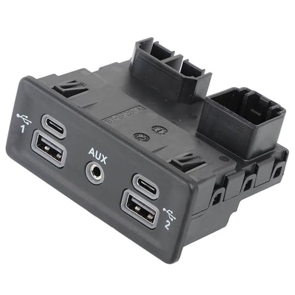 Universal In Car Media Center interfaces Module with USB Ports Fast Charging & Safety Protection for