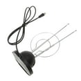 Universal Indoor Rabbit Ear TV Antenna For HDTV Ready VHF Dual Loop ...