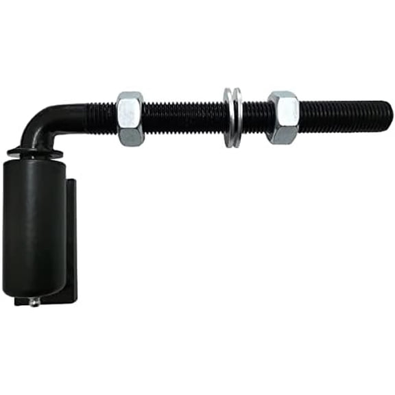 Universal Industrial Heavy Duty 3/4" J-Bolt Gate Hinge Steel Pivot Hinge Welded Hinge for Welding on Larger Iron or Steel Gates, Adjustable 8 1/2" Long Bolts Ball Bearing (Sold as A Single)