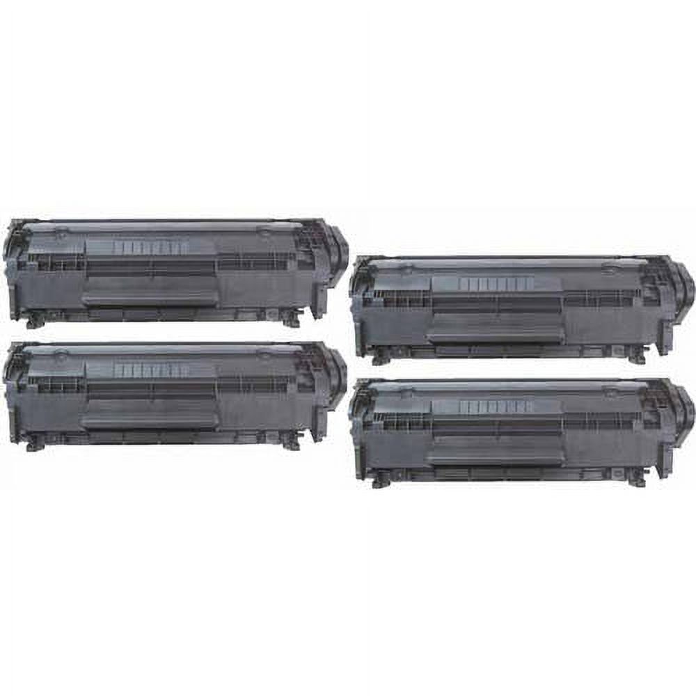 Universal Inkjet Premium Compatible HP Q2612X/ HP 12X Cartridges, 4-Pack