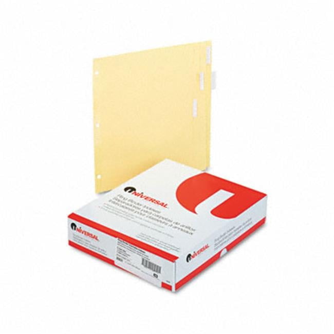 Universal Insertable Index Clear Tabs Five-Tab Letter Buff 24 Sets per ...