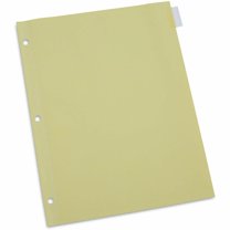 Universal UNV21871 11 in. x 8.5 in. 5-Tab Insertable Tab Index - Buff ...
