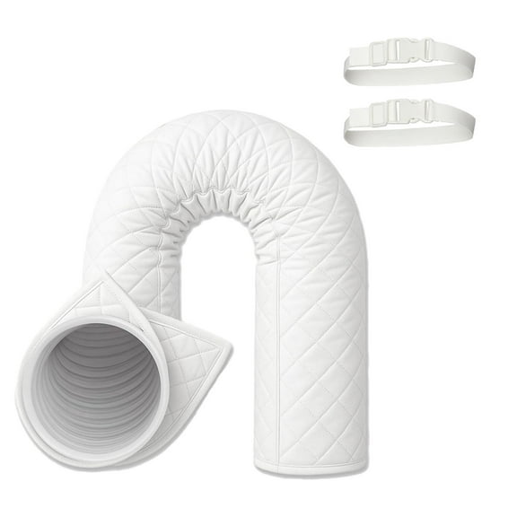 Universal Insulated Sleeve For Portable AC Units Efficient Exhaust Hose Wrap Improves Performance Reduces Energy Costs Durable Protective Cover Easy Installation Kit