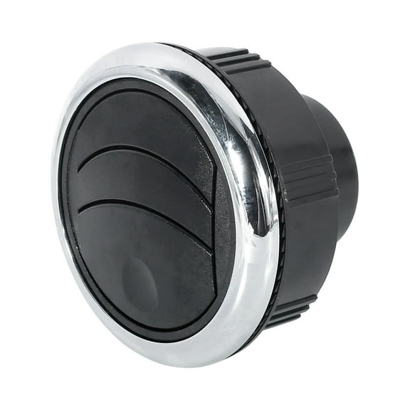 Unique Bargains Universal Integral Style Round Air Conditioning Vent Deflector Outlet Louvered for RV Bus Yacht