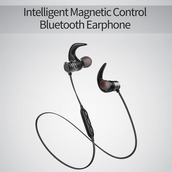 Universal Intelligent Magnetic Control Bluetooth Earphone IPX4 Waterproof Wireless Stereo Headset