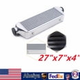 thumbnail image 1 of Universal Intercooler Inlet/Outlet Tube & Fin For Turbo Charger System 27x7x4 3", 1 of 12