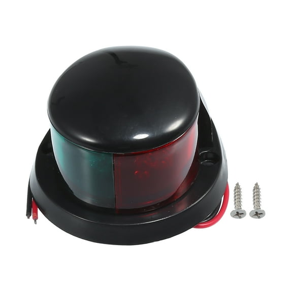 Universal Interior Boat Navigation Lights LED Marine Boat Lights for Pontoon Boat Red Green Black Shell