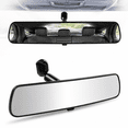 thumbnail image 1 of Universal Interior Car Rear View Mirror Wide Long Adjustable Adhesive Kit 10 Inch, 1 of 10