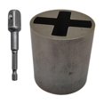 thumbnail image 1 of Universal Jack Socket Adapter for Hand Drill,Electric Trailer Jack Drill Adapter, 1 of 10