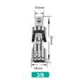 thumbnail image 1 of Universal Joint Swivel Socket Adapter 1/2'' 3/8'' 1/4'' Ratchet Angle Extension Bar Socket Adapter Multifunction Wrench, 1 of 7