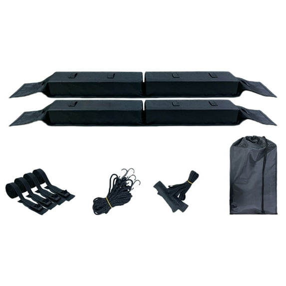 Universal Kayak Roof Rack and Outdoor Solution for Vehicles Without Crossbars Ideal for Canoes and Paddleboards
