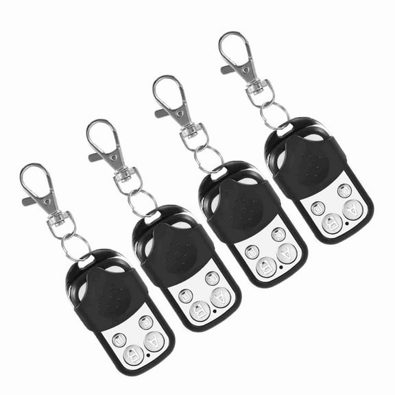 Universal Key Fob, Professional Cloning Plastic 4pcs for Automobiles Garage Doors