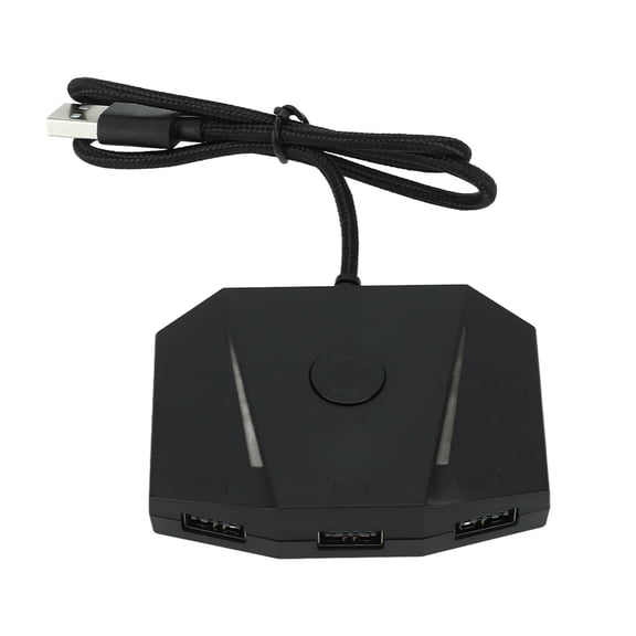 Universal Keyboard Mouse Converter Plug and Play Game Controller Adapter with 3.5mm Audio Jack for Switch Xbox One PS4 Console 5.1 x 5.1 Inches / 13.0 x 13.0 cm